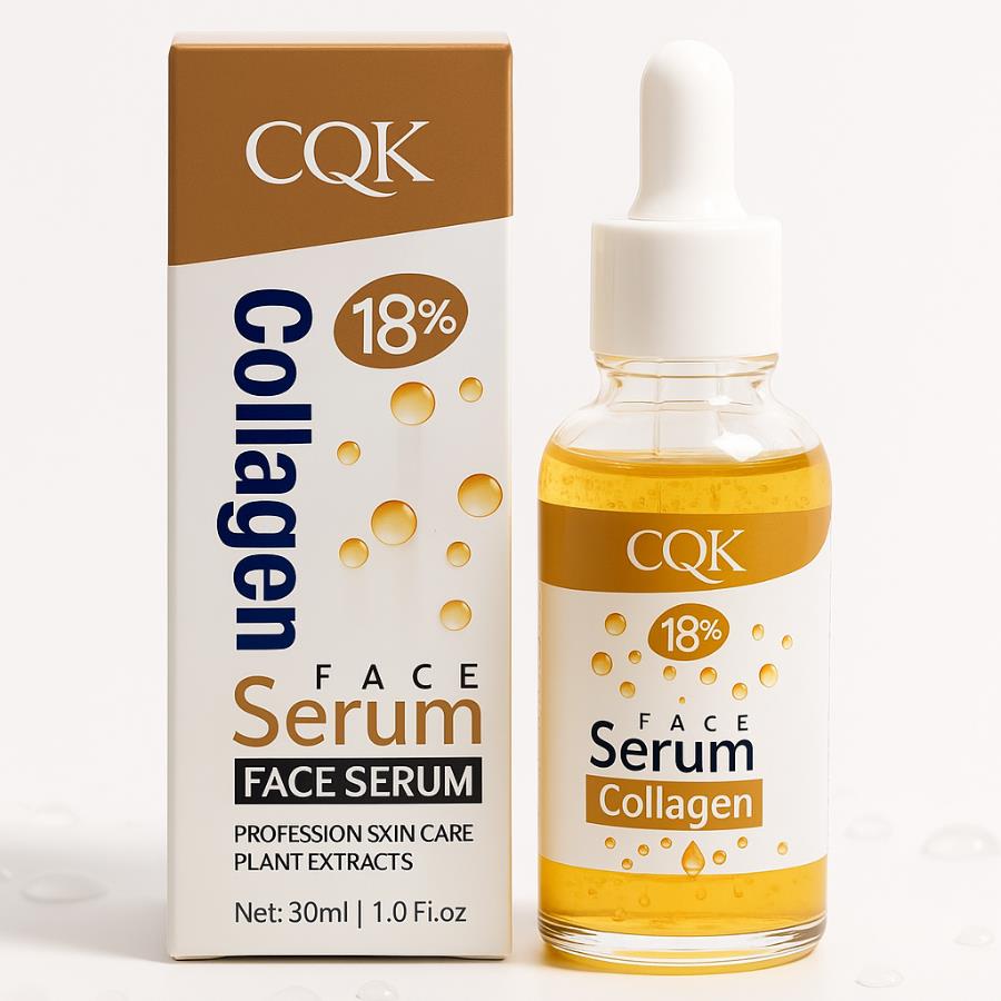 CQK Collagen Face Serum 18 Concentrado con Extractos Naturales (30 ml)